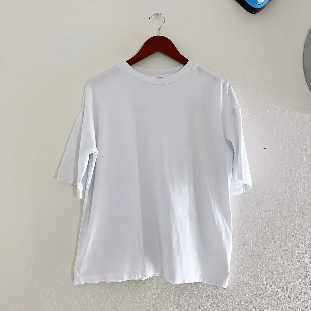 Topshop Oversized Plain White T-Shirt Size XS
